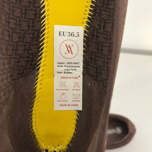 Vivaia Square-Toe V-Cut Flats (Margot 2.0) Brown Chain Size EU 36.5 US6 - Picture 8 of 8